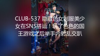 CLUB-537 隐藏色女制服美少女在SNS搭讪！玩了色色的国王游戏之后举手内射乱交趴