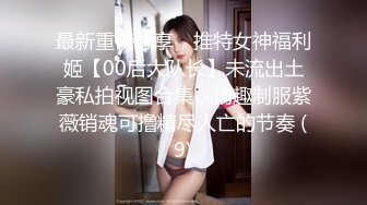 最新重磅分享，推特女神福利姬【00后大队长】未流出土豪私拍视图合集，情趣制服紫薇销魂可撸精尽人亡的节奏 (9)