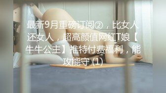 最新9月重磅订阅②，比女人还女人，超高颜值网红T娘【牛牛公主】推特付费福利，能攻能守 (1)