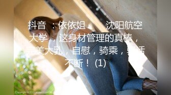 抖音 ：依依姐 · ❤️沈阳航空大学 ，这身材管理的真棒，完美大乳，自慰，骑乘，骚话不断！ (1)