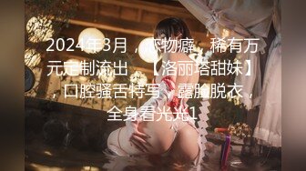 2024年3月，恋物癖，稀有万元定制流出，【洛丽塔甜妹】，口腔骚舌特写，露脸脱衣，全身看光光1