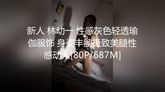 新人 林幼一 性感灰色轻透瑜伽服饰 身姿丰腴极致美腿性感动人[80P/687M]